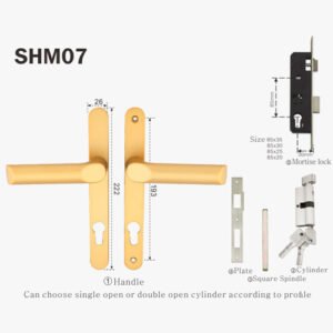 Lever-Handle-mortise-lock-set-SHM07
